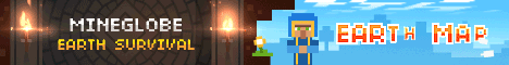 MineGlobe Minecraft server banner