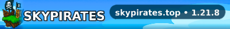 SkyPirates Minecraft server banner