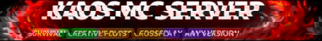 Kaos MC Minecraft server banner