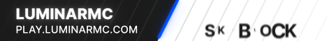 LuminaryMC Minecraft server banner