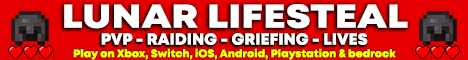 LunarLifesteal Minecraft server banner