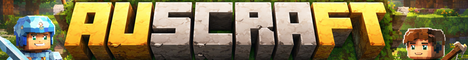 Auscraft Minecraft server banner