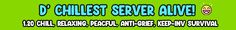 JustChillMC Minecraft server banner