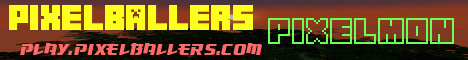 PixelBallers Minecraft server banner