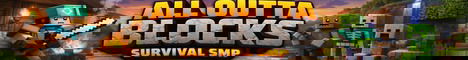 All Outta Blocks Minecraft server banner