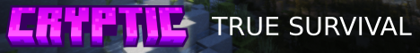CrypticMC Minecraft server banner