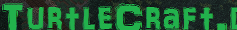 TurtleCraft Minecraft server banner