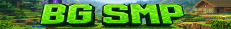 BG SMP Minecraft server banner