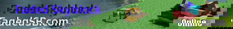 Faded Skyblock Minecraft server banner