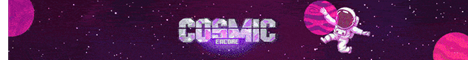 Cosmic Encore Minecraft server banner