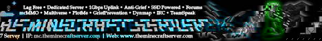 The Minecraft Server Network Minecraft server banner