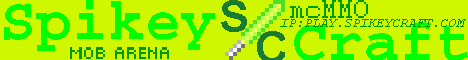SpikeyCraft Minecraft server banner