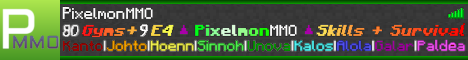 PixelmonMMO Minecraft server banner