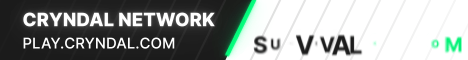 Cryndal Network Minecraft server banner