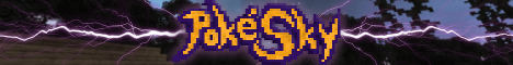 PokeSky Minecraft server banner