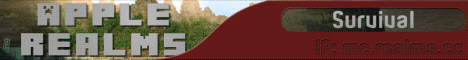 Apple Realms Minecraft server banner