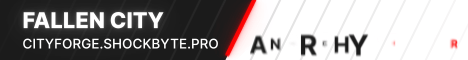 Fallen City Anarchy Server Minecraft server banner