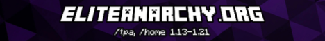 Elite Anarchy Minecraft server banner
