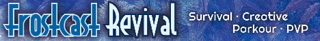 FrostcastRevival Minecraft server banner