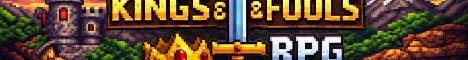 Kings & Fools RPG Minecraft server banner