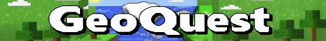 Geoquest Minecraft server banner