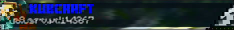 Kubcraft Minecraft server banner