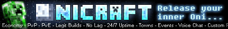 OniCraft Minecraft server banner
