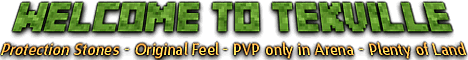 TekVille Minecraft server banner