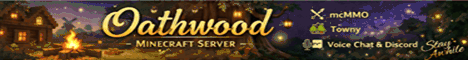 Oathwood - Click to view server details Oathwood Minecraft server banner