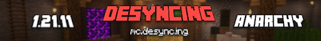 Desyncing Minecraft server banner