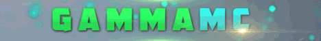 GammaMC Network Minecraft server banner