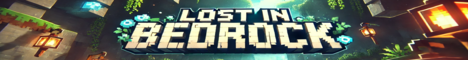 LostInBedrock Minecraft server banner