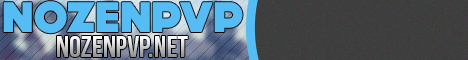NoZenPvP Minecraft server banner