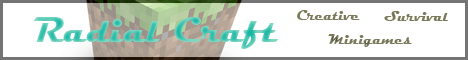 RadialCraft Minecraft server banner