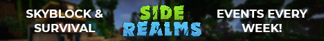 Side Realms Minecraft server banner