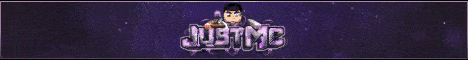 JustMC Network Minecraft server banner
