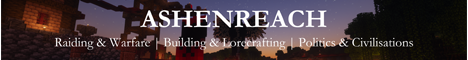 Ashenreach Minecraft server banner