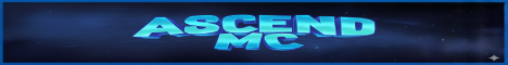 AscendMC Minecraft server banner