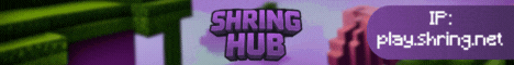 Shring Hub Minecraft server banner