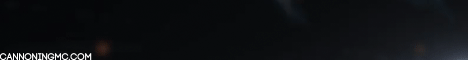 CannoningMC Minecraft server banner