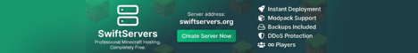 SwiftServers Minecraft server banner
