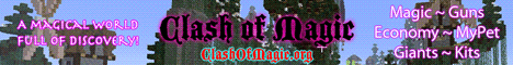 Clash of Magic Minecraft server banner