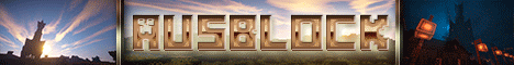 AusBlock Community Minecraft server banner