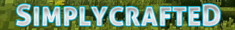 SimplyCrafted Minecraft server banner