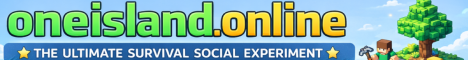 OneIsland.online - Click to view server details OneIsland.online Minecraft server banner