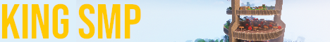King SMP Minecraft server banner